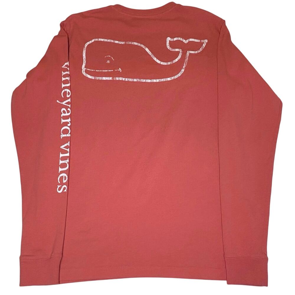 Vineyard Vines Long Sleeve t-Shirt Men's XS Coral - Picture 2 of 10